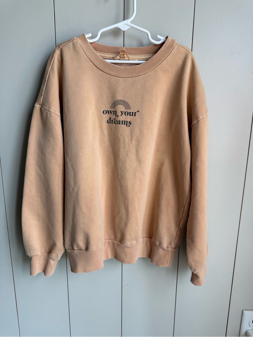 Bixby Nomad Kids M (8-10) tan sweatshirt